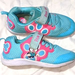 Paw patrol toddler shoes size 10